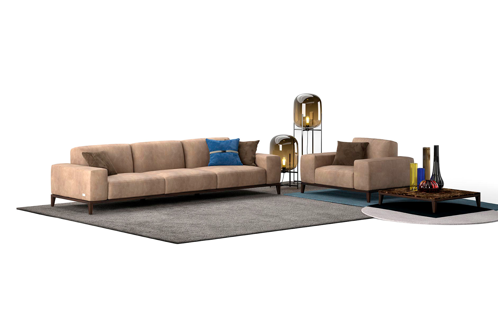 Estro IS 271 A Dandy Sofa - Microfiber