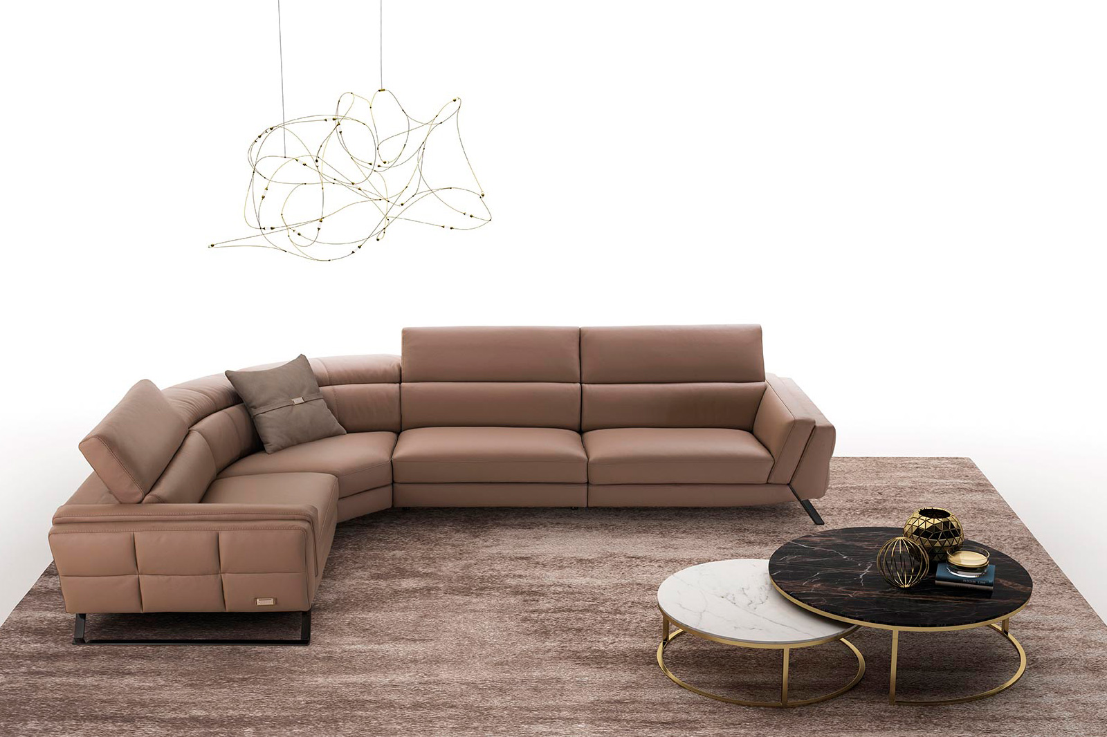 Estro IS 316 A Evoque Sectional - 155"