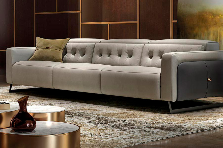 Estro IS 422 U Windsor Sofa - Fabric