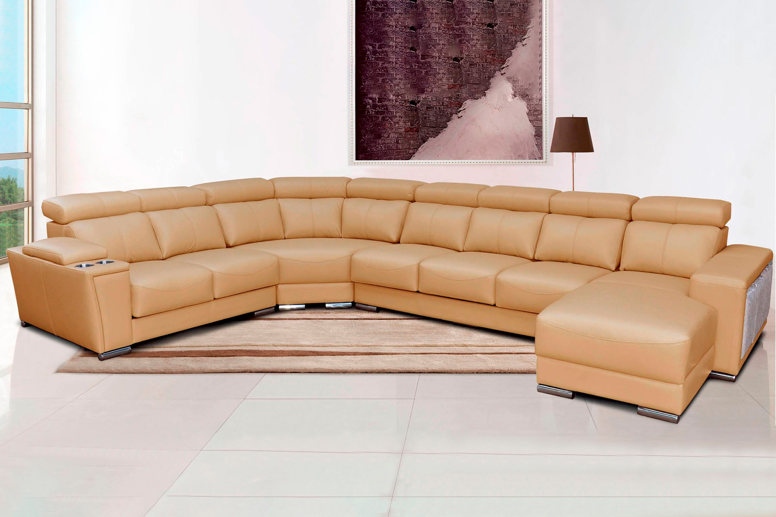 Extravaganza - 8312 Sectional with Sliding Seats