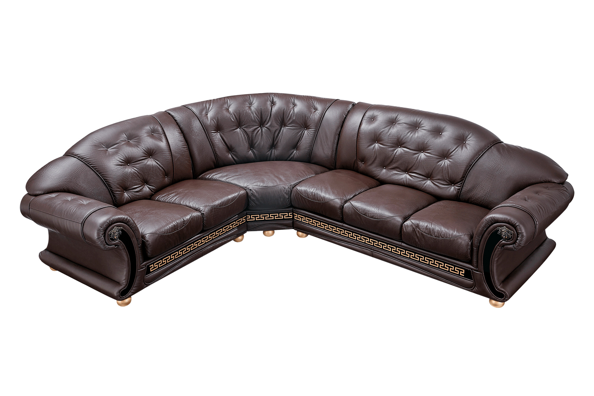 Extravaganza Apolo Sectional Left Facing - Brown