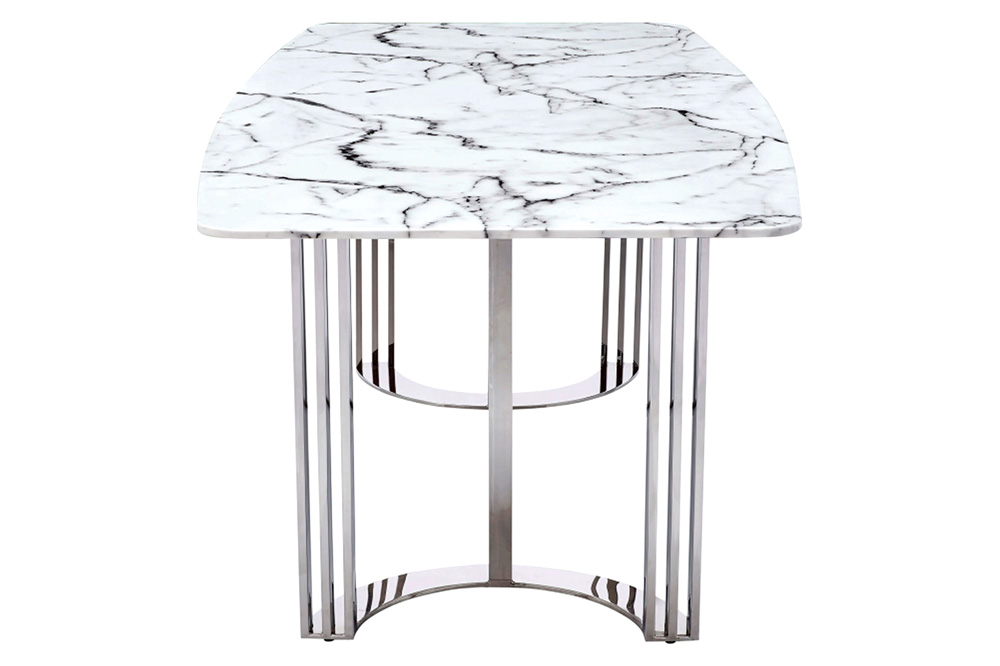 Extravaganza™ 131 Dining Table - Silver