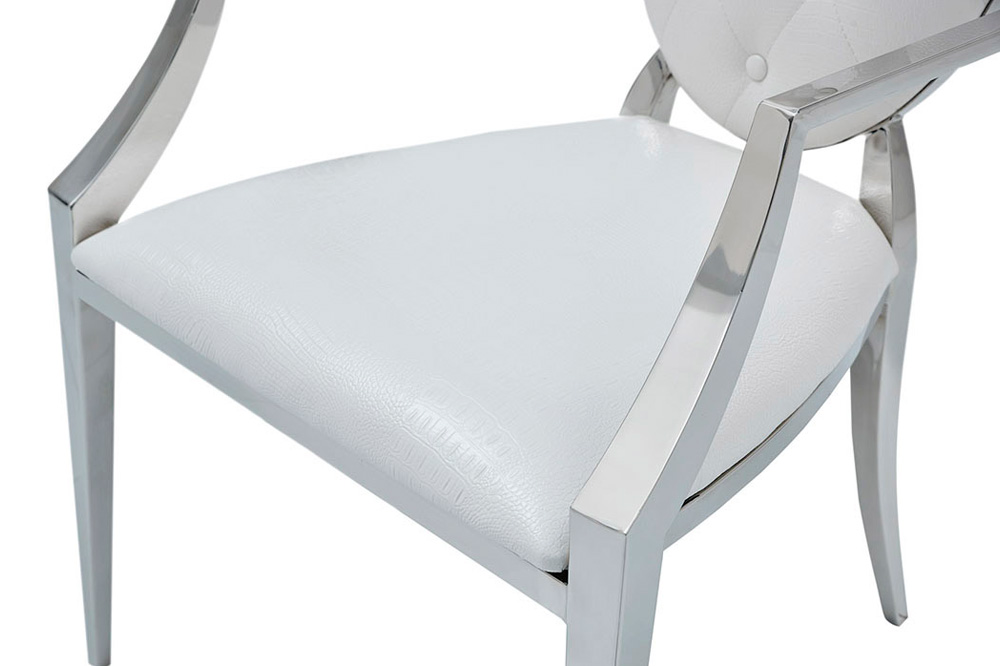 Extravaganza 110 Dining Armchair - White