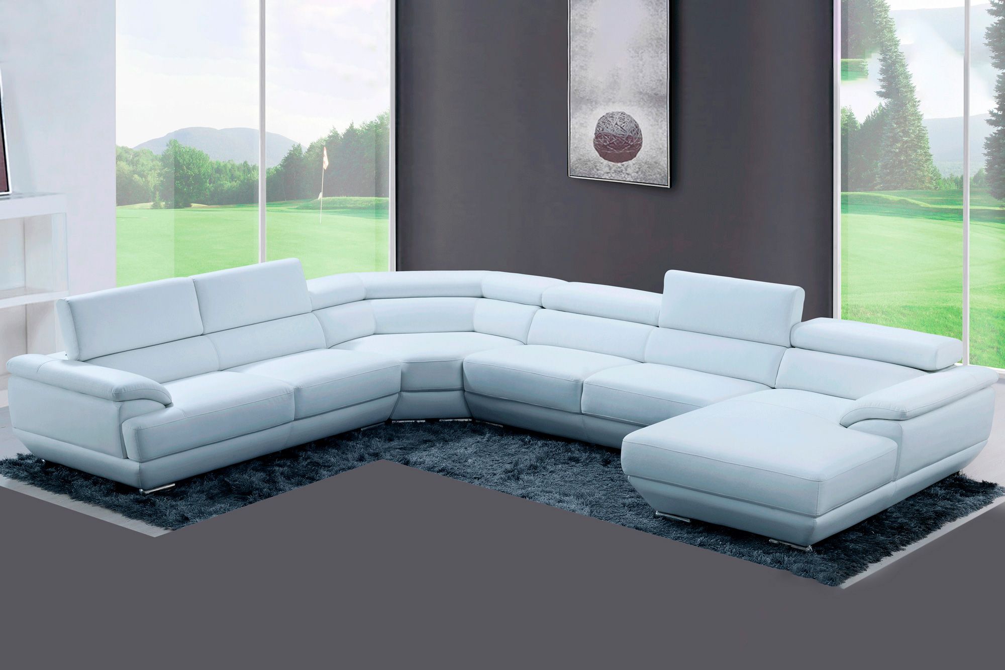 Extravaganza - 430 Sectional Pure White