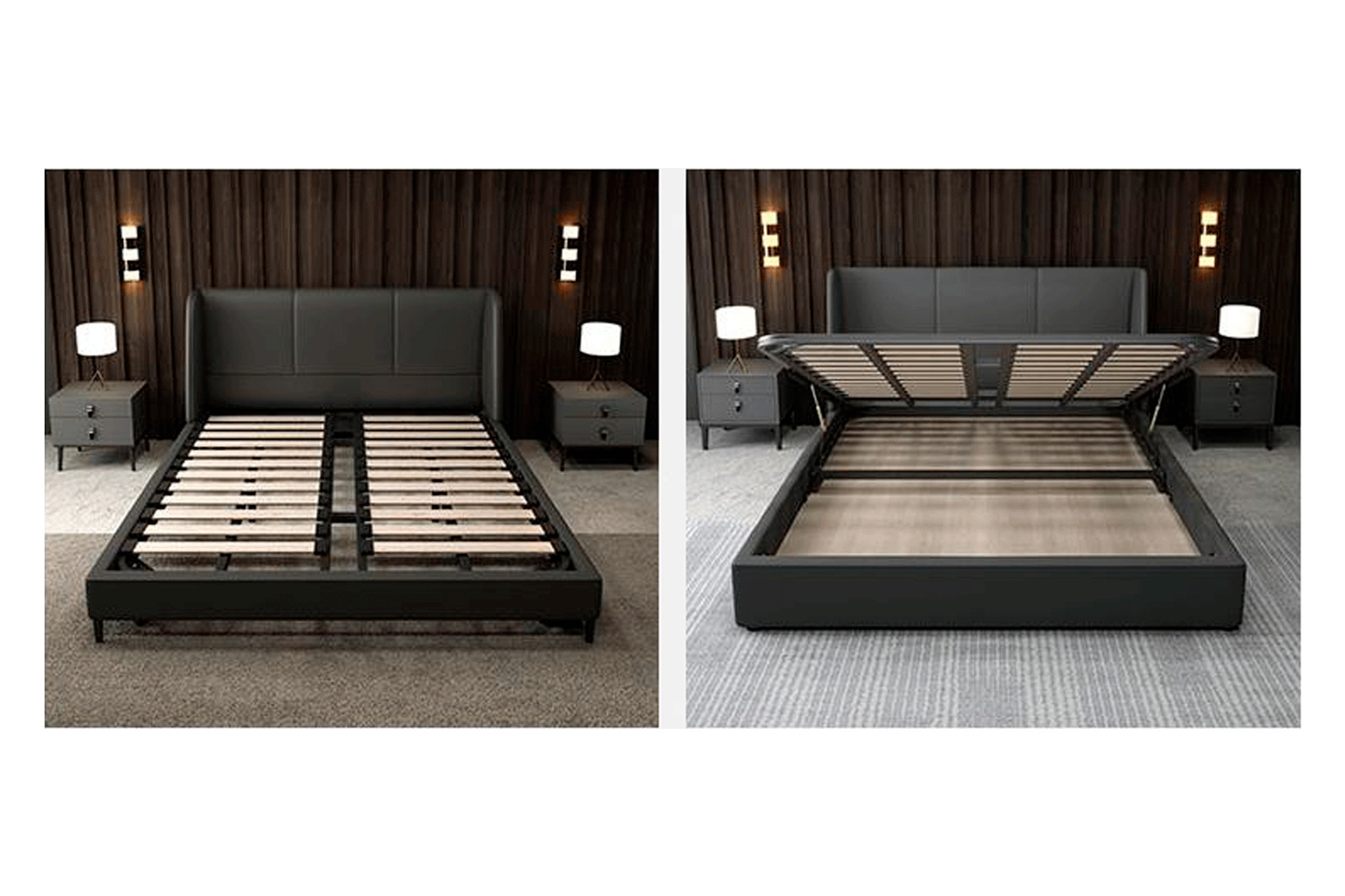 Extravaganza™ 81 Queen Size Storage Bed