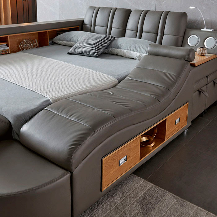 Extravaganza Tesla Bed Right Facing - King Size