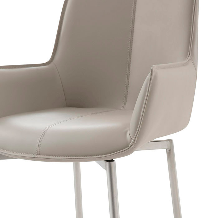 Extravaganza™ 1218 Swivel Dining Chair - Gray