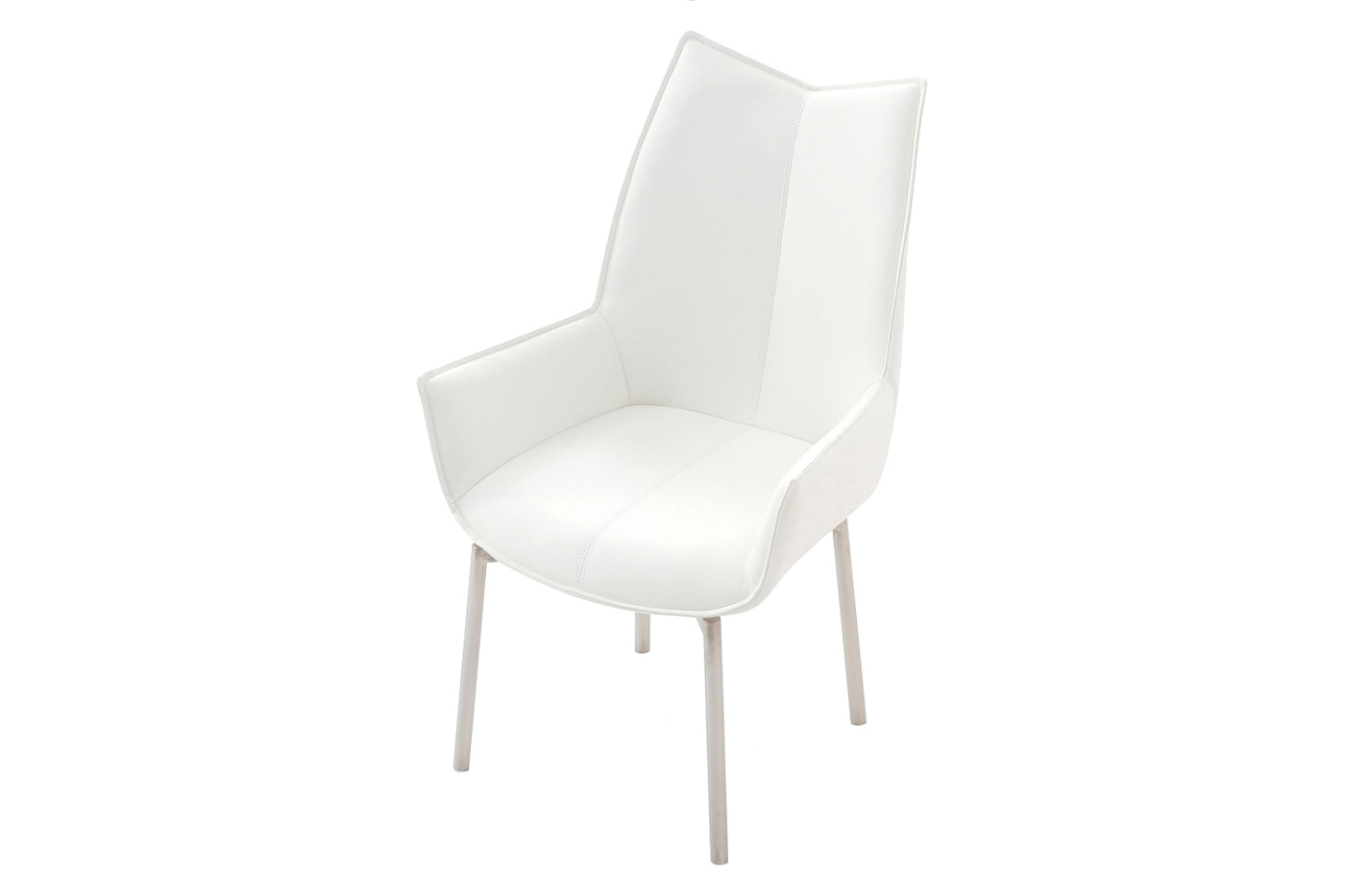 Extravaganza 1218 Swivel Dining Chair - White