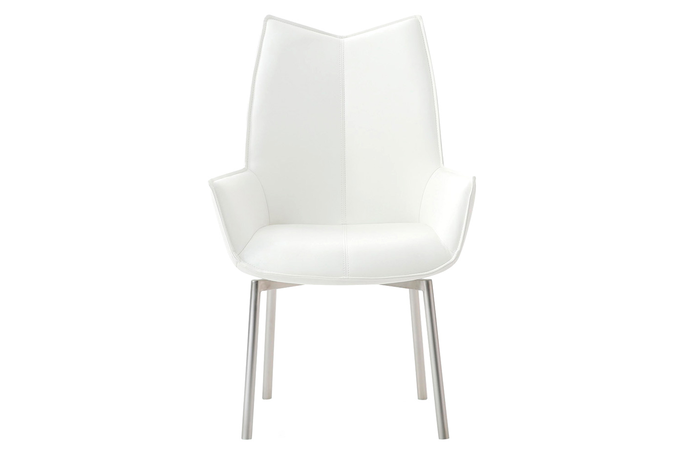 Extravaganza 1218 Swivel Dining Chair - White