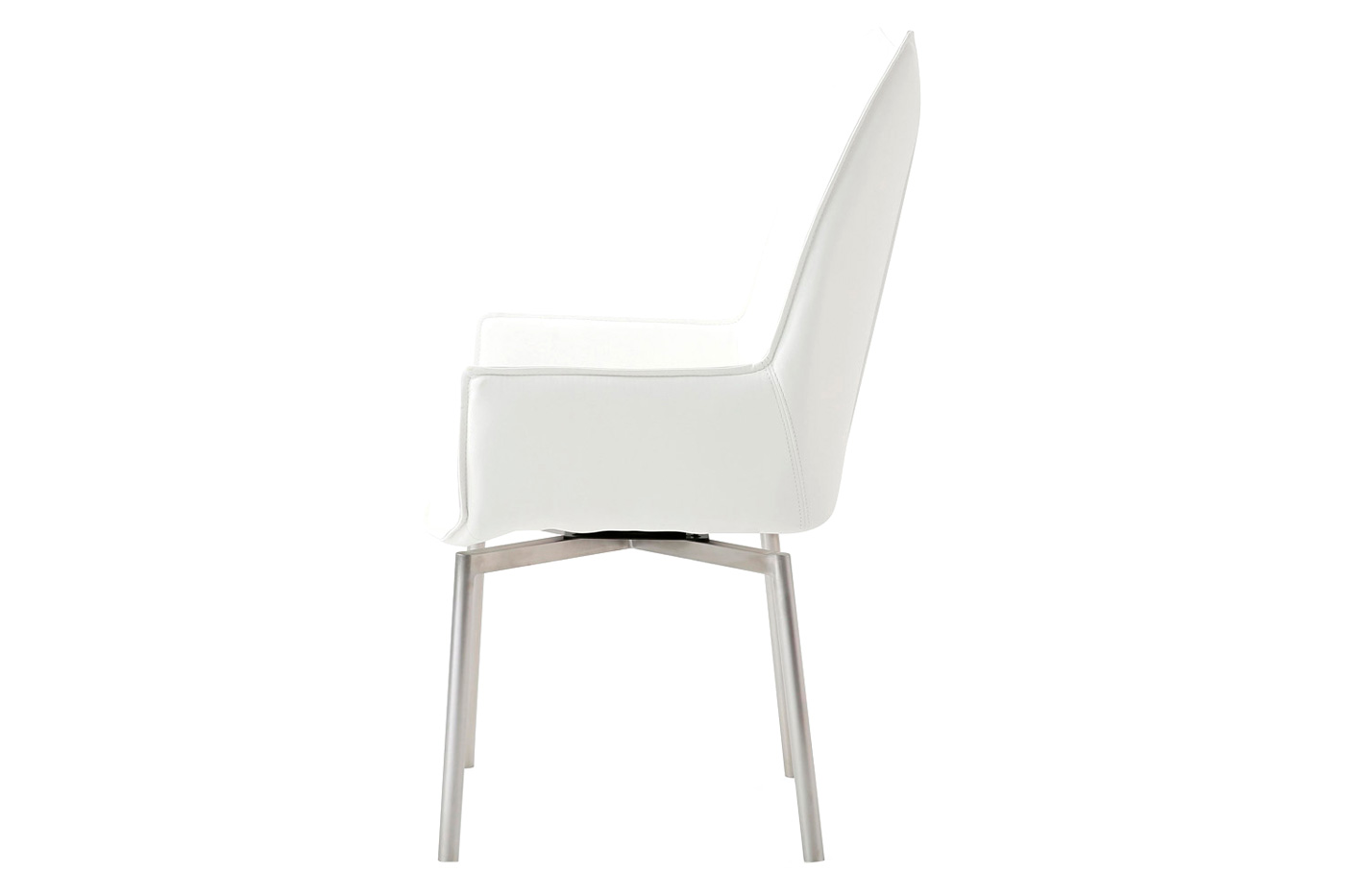 Extravaganza 1218 Swivel Dining Chair - White