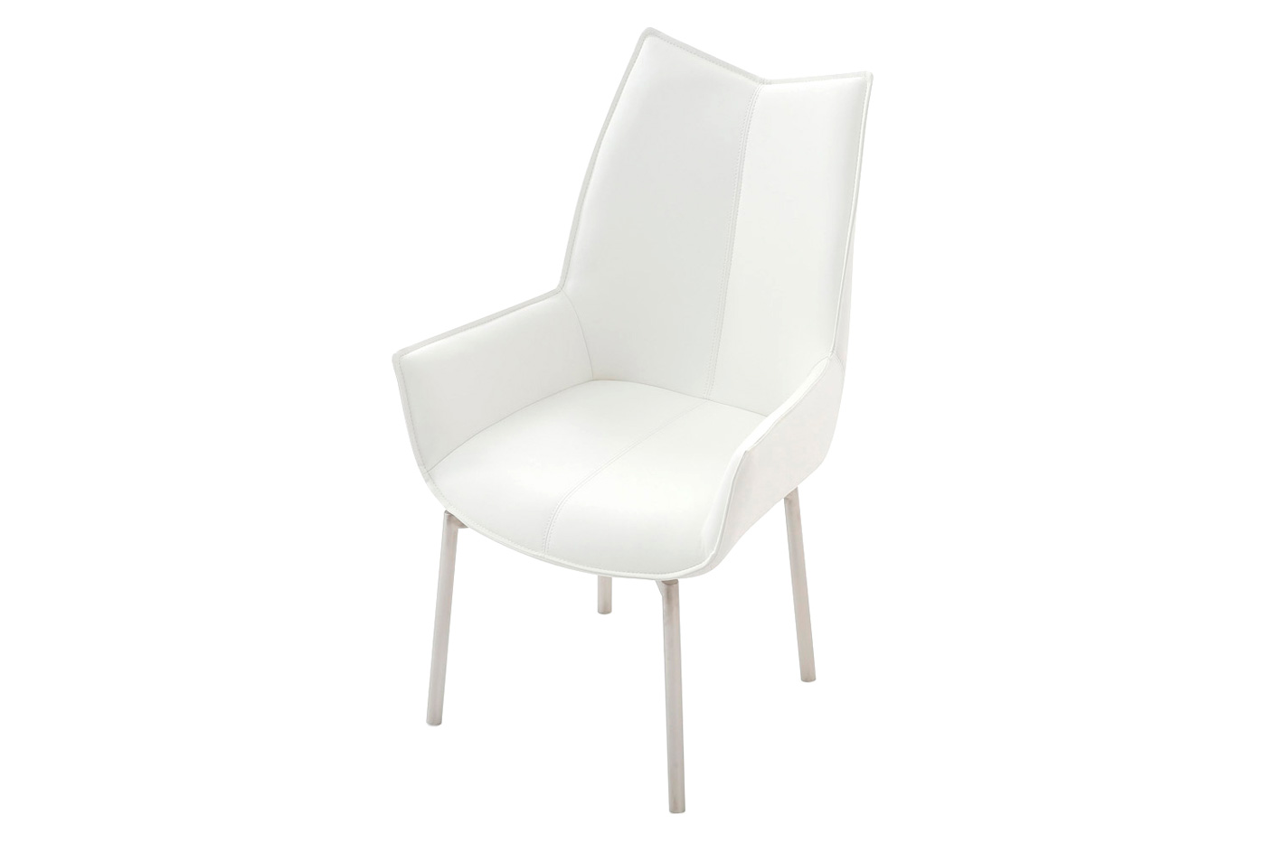 Extravaganza 1218 Swivel Dining Chair - White