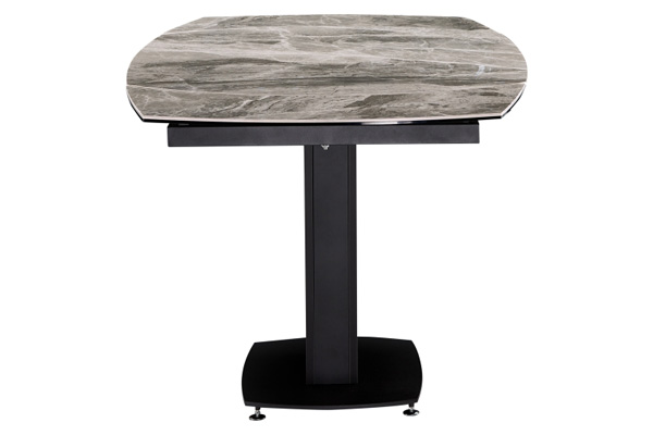 Extravaganza™ 2417 Marble Table Gray with 3405 Beige Chairs