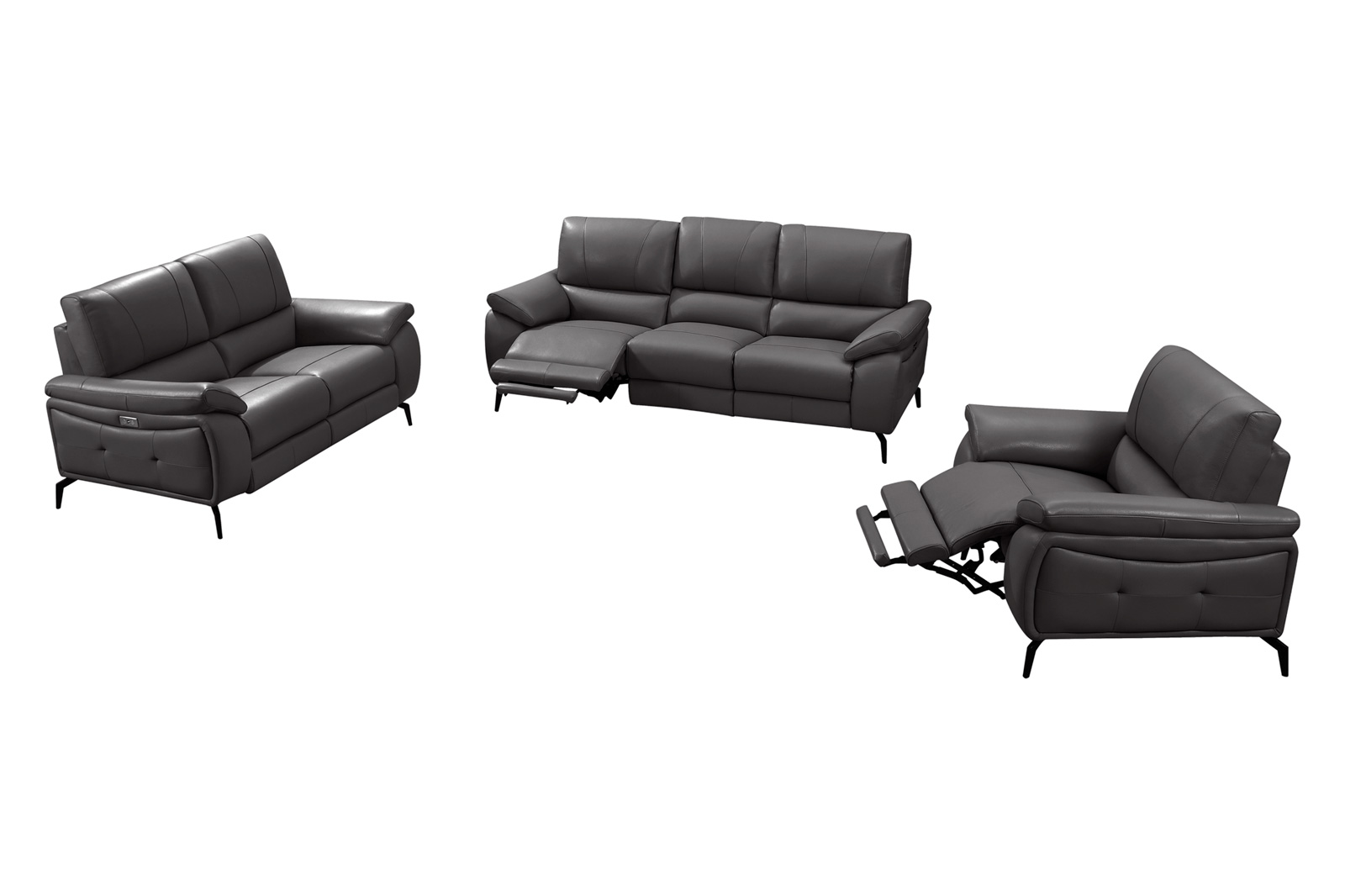 Extravaganza 2934 Living Room Set - Dark Gray