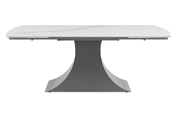 Extravaganza 9437 Dining Table with 1218 Swivel Dark Gray Chair