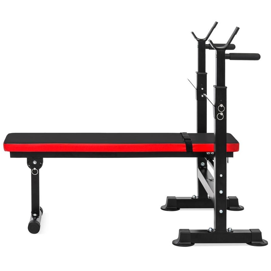 FaFurn™ Adjustable Folding Bench Press Barbell Weight Rack