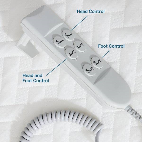 FaFurn - Adjustable King Size Split Bed Base with Remote