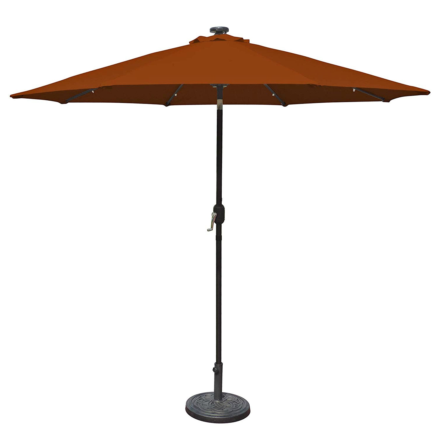 FaFurn™ Patio Umbrella with Auto-Tilt Terra Cotta