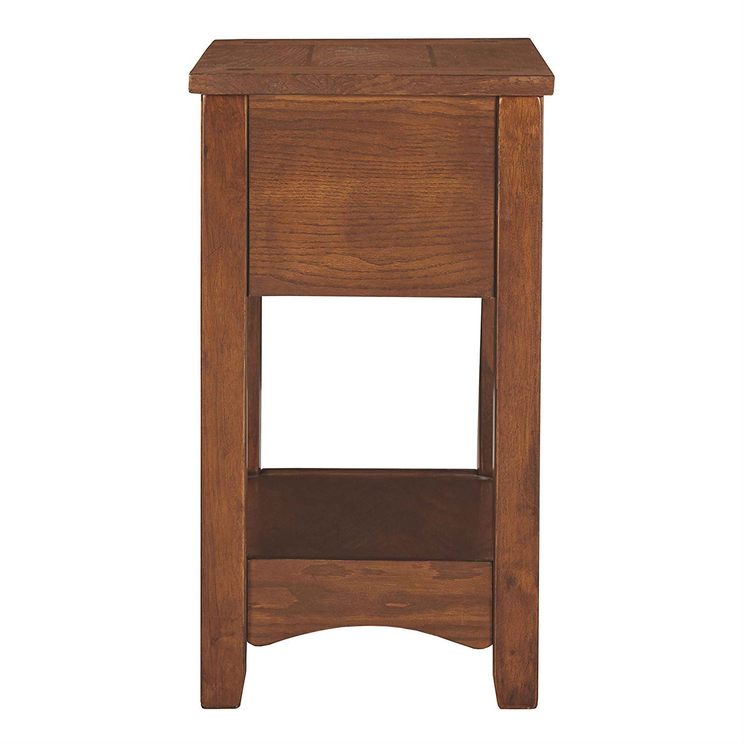 FaFurn - Mission 1-Drawer Nightstand in Brown