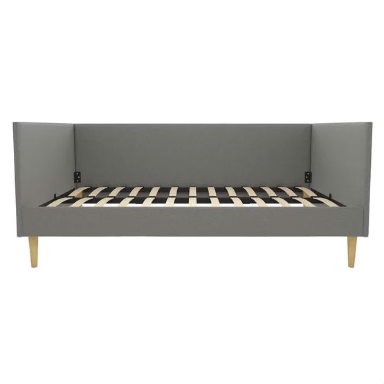 FaFurn Modern Twin Size Daybed - Gray, Linen