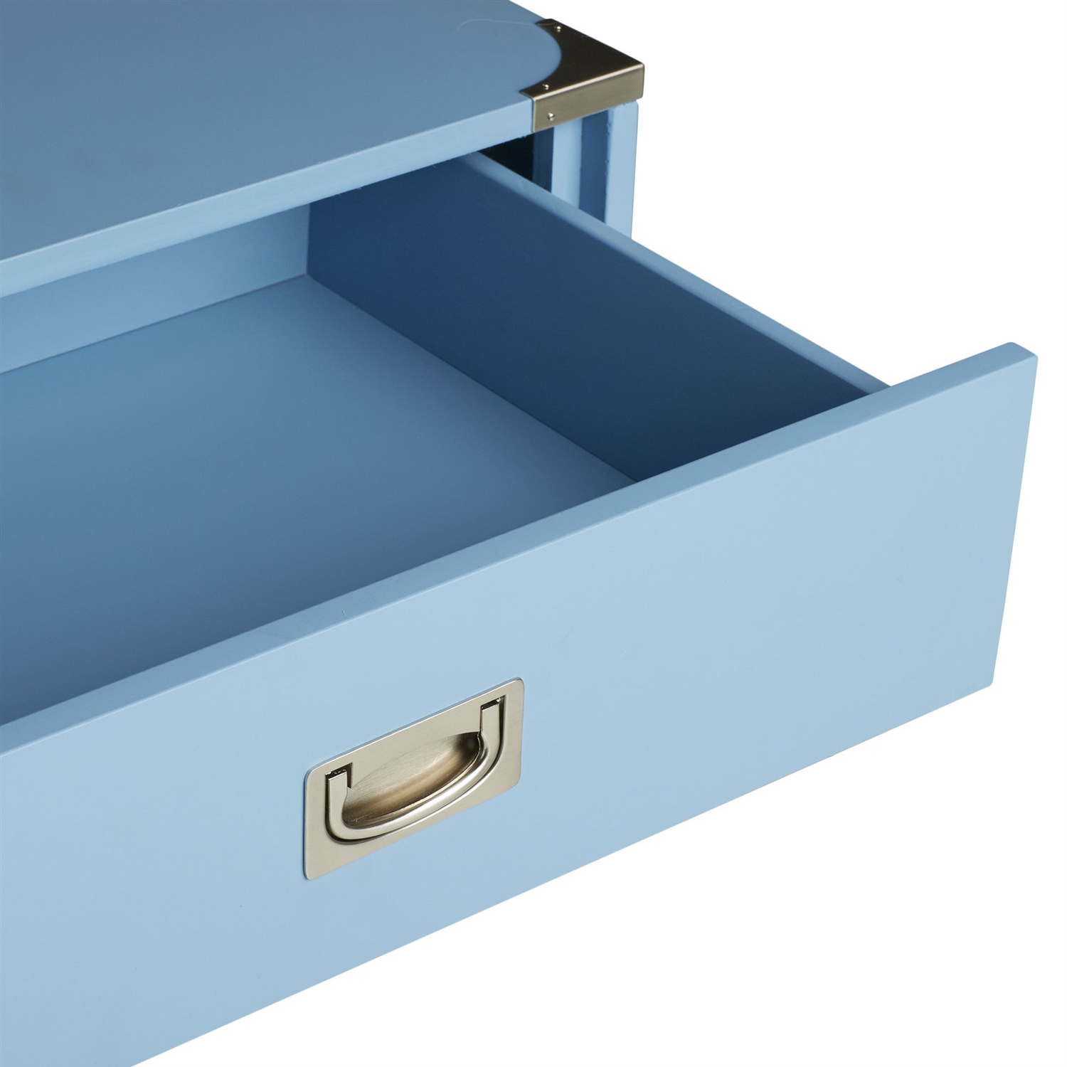 FaFurn - Modern 1-Drawer Nightstand in Blue