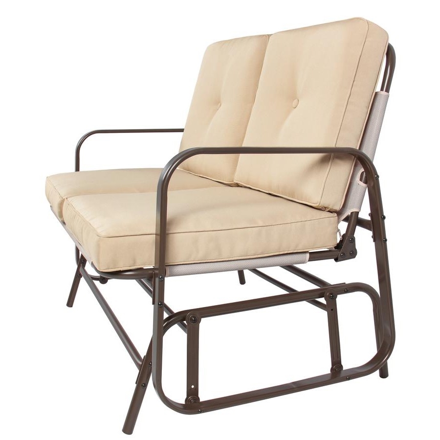 FaFurn - UV-Resistant 2 Seater Rocking Chair Bench