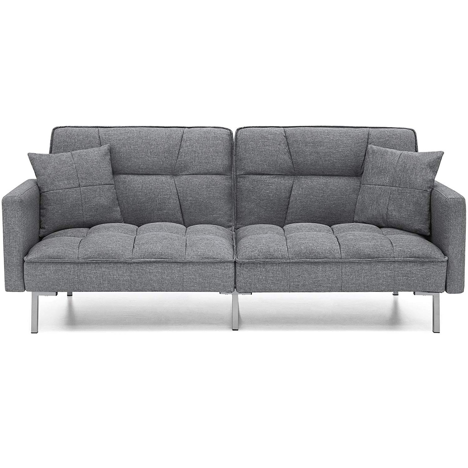 FaFurn Modern Sofa - Gray, Futon