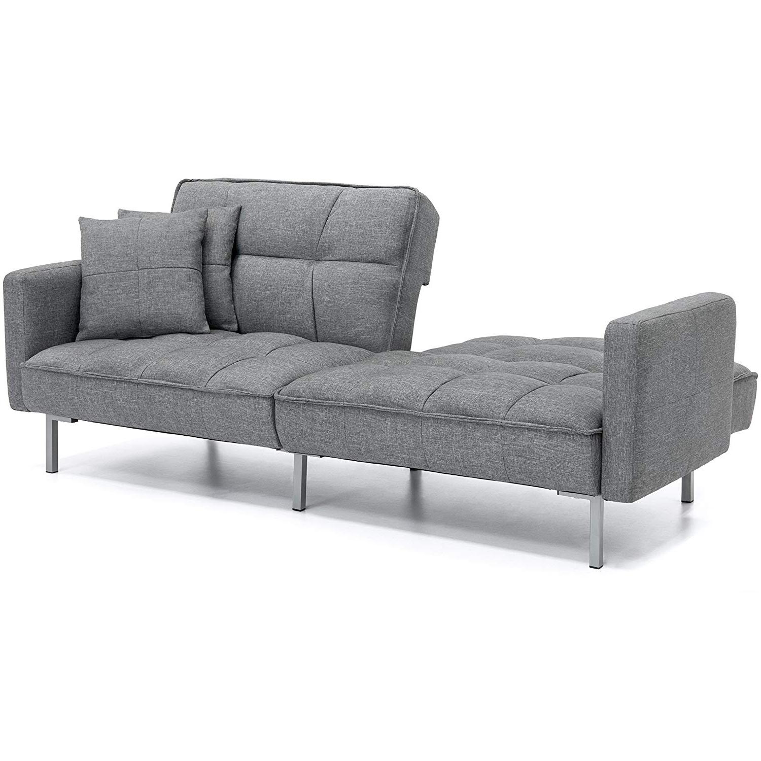 FaFurn Modern Sofa - Gray, Futon