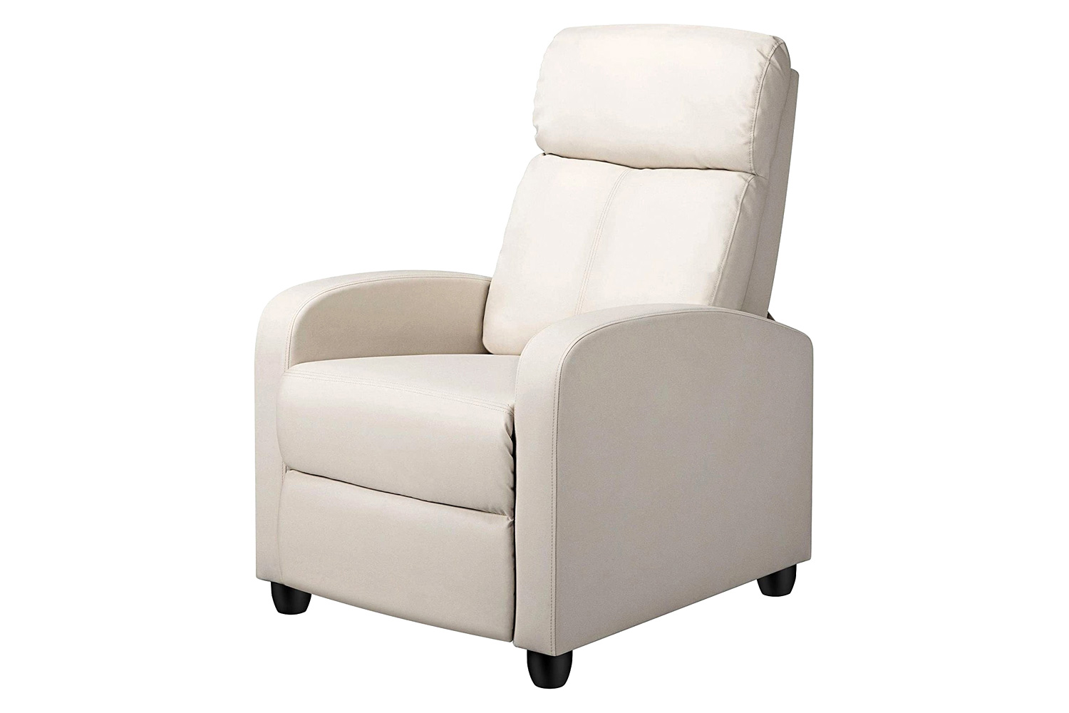 FaFurn - High-Density Faux Leather Push Back Recliner Chair