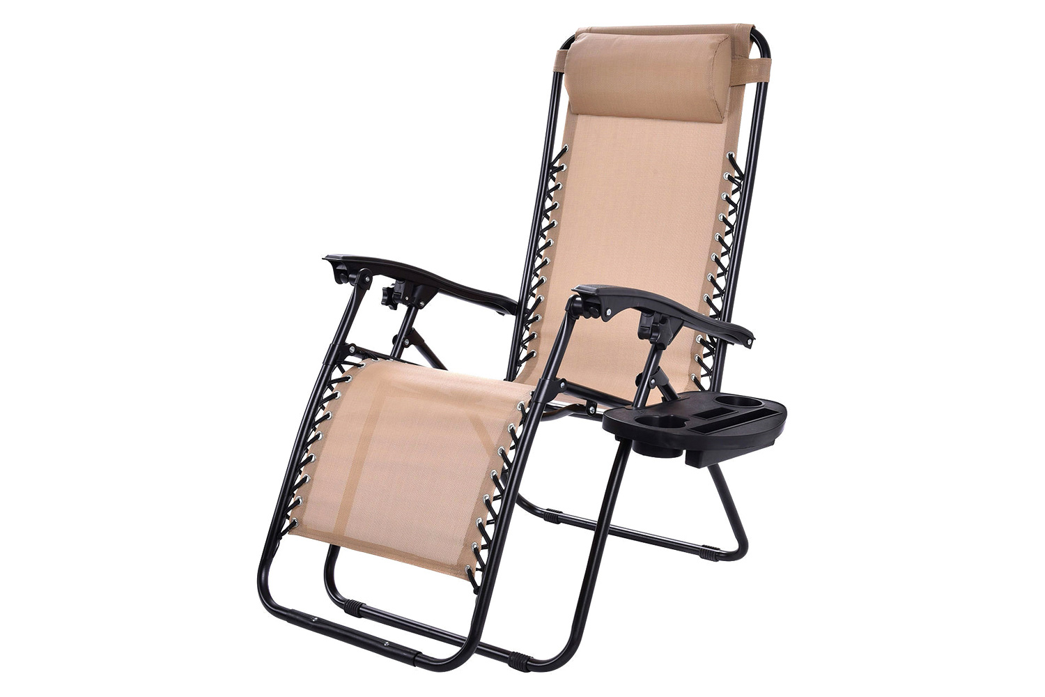 FaFurn - Folding Outdoor Zero Gravity Lounge Chair Recliner (Set of 2)