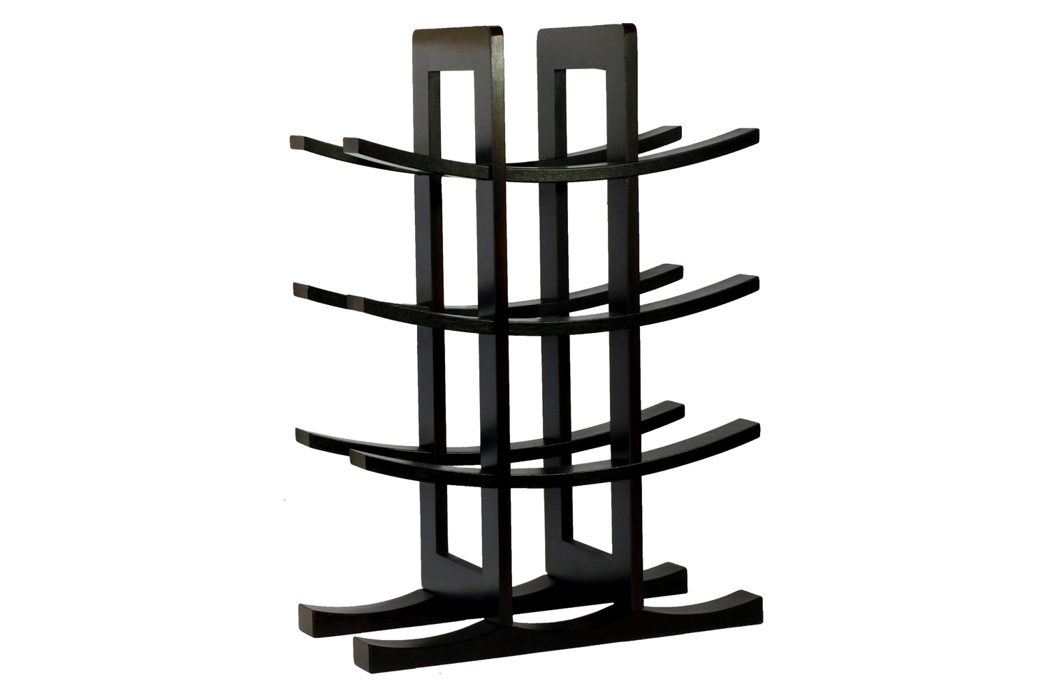 FaFurn - 12-Bottle Wine Rack Bamboo