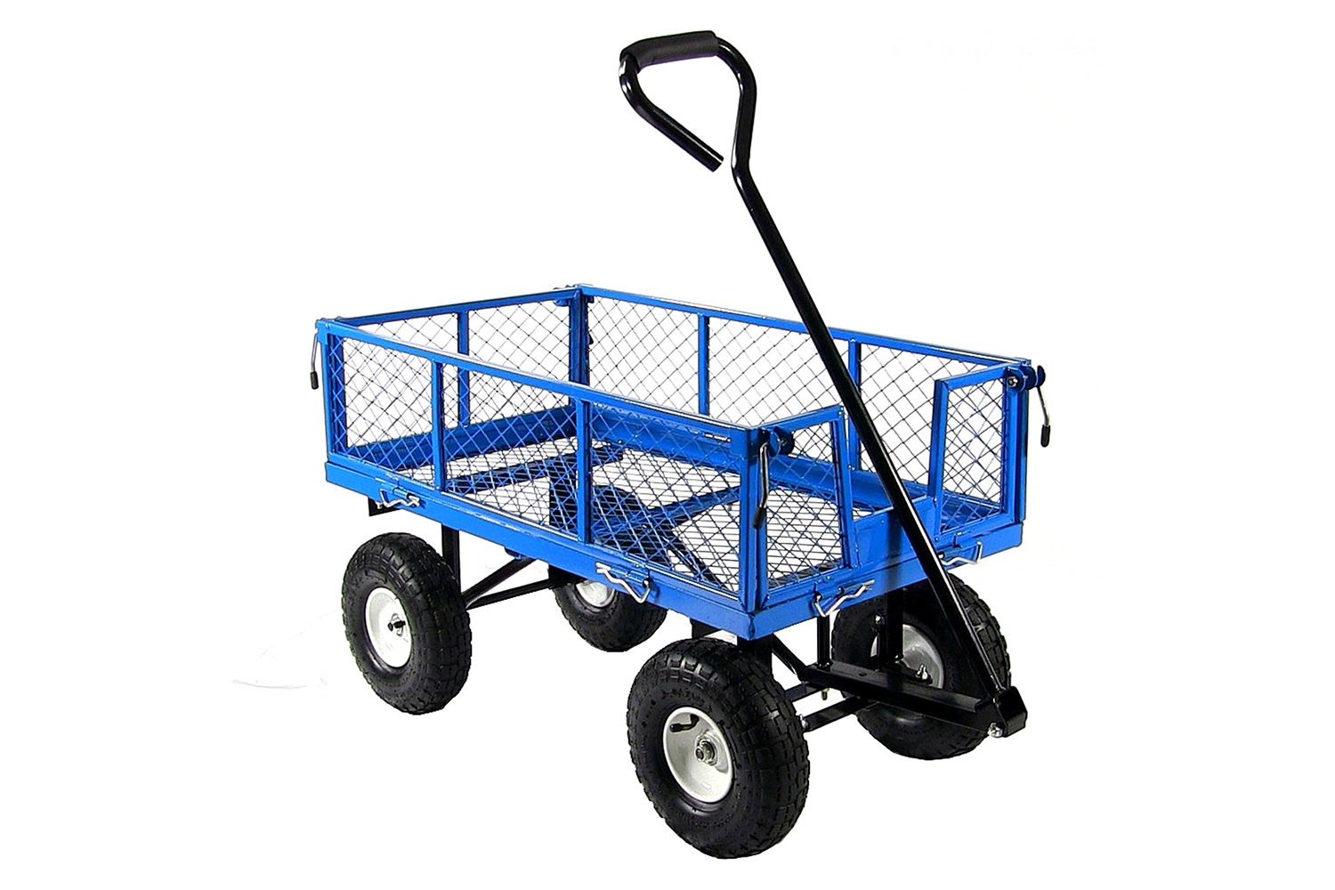 FaFurn - Heavy Duty Steel Garden Utility Cart Wagon with Removable Sides