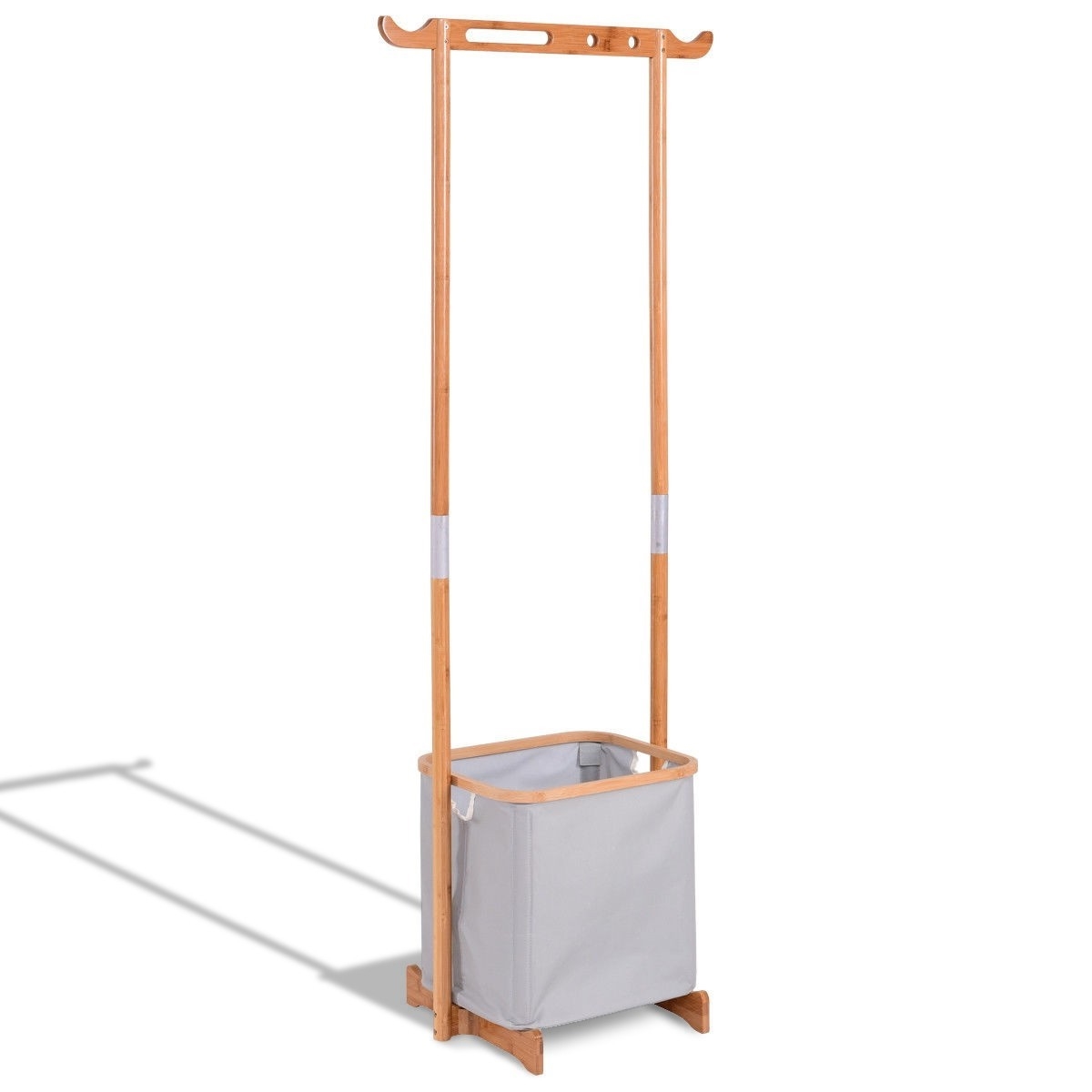 FaFurn - Garment Rack Clothes with Hanger in Bamboo