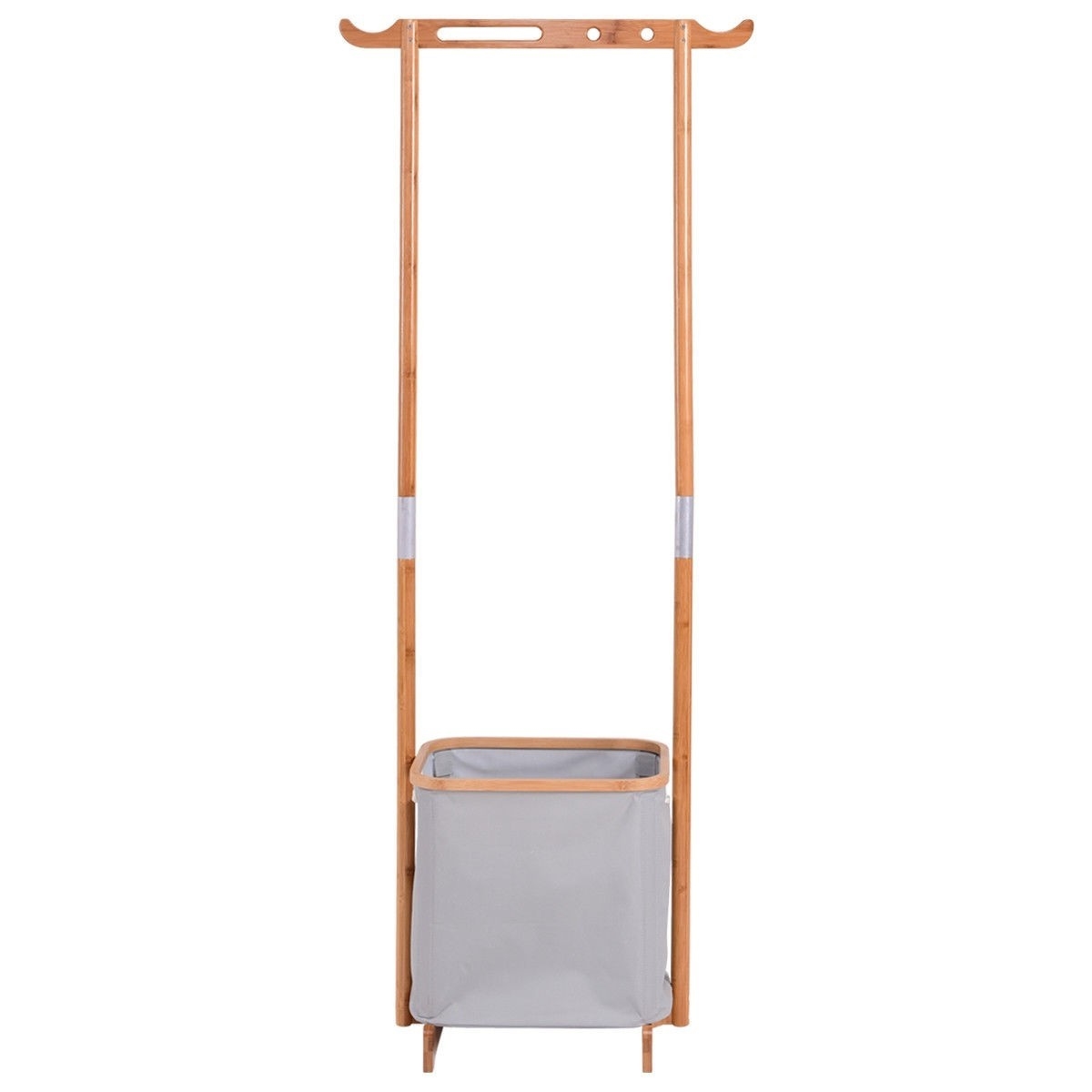 FaFurn - Garment Rack Clothes with Hanger in Bamboo