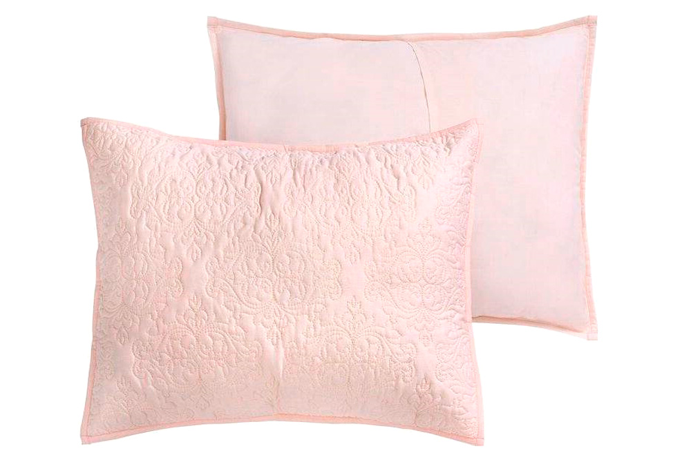 FaFurn King Size 3-Piece Quilt Bedspread Set - Blush Pink, Cotton