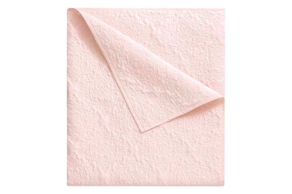 FaFurn King Size 3-Piece Quilt Bedspread Set - Blush Pink, Cotton