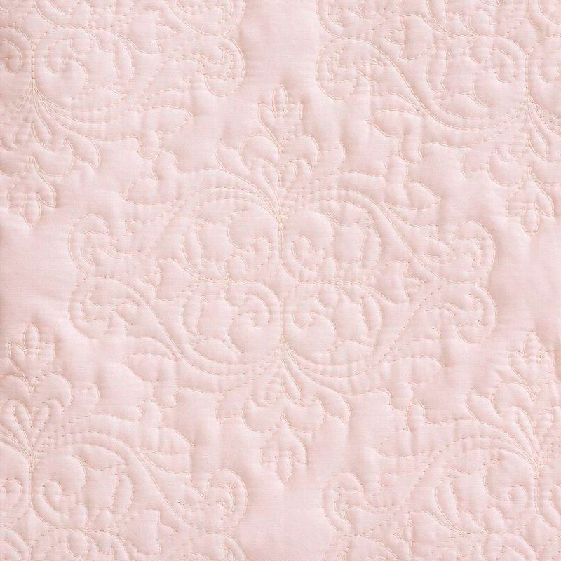 FaFurn King Size 3-Piece Quilt Bedspread Set - Blush Pink, Cotton