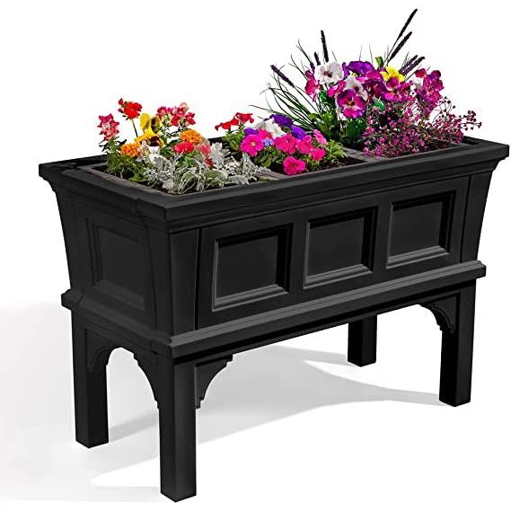 FaFurn - Rectangle Garden Bed Planter Box with Removeable Trays