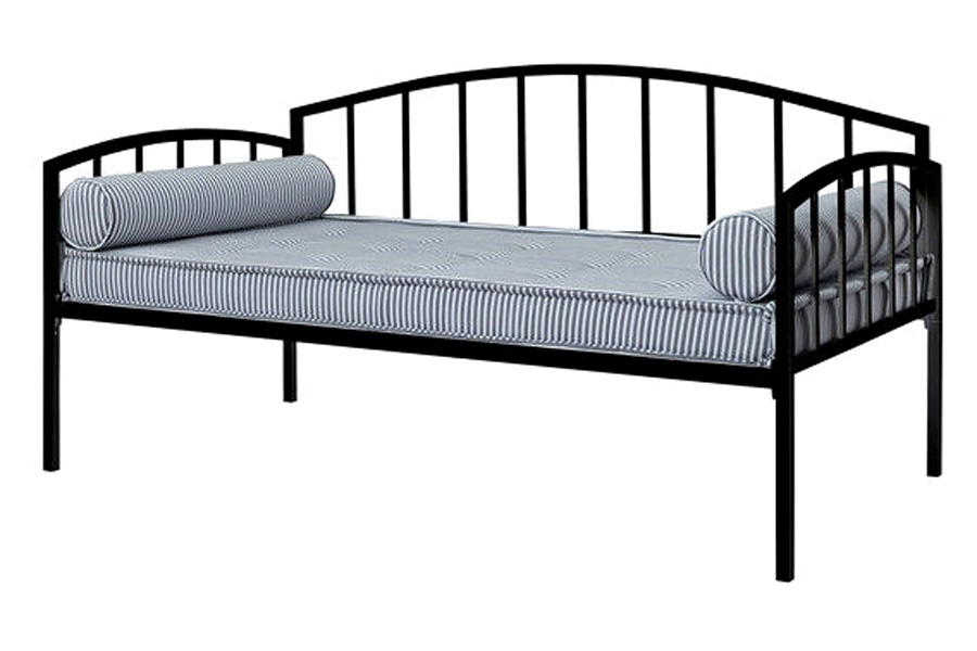 FaFurn - Twin Size Modern Black Metal Daybed