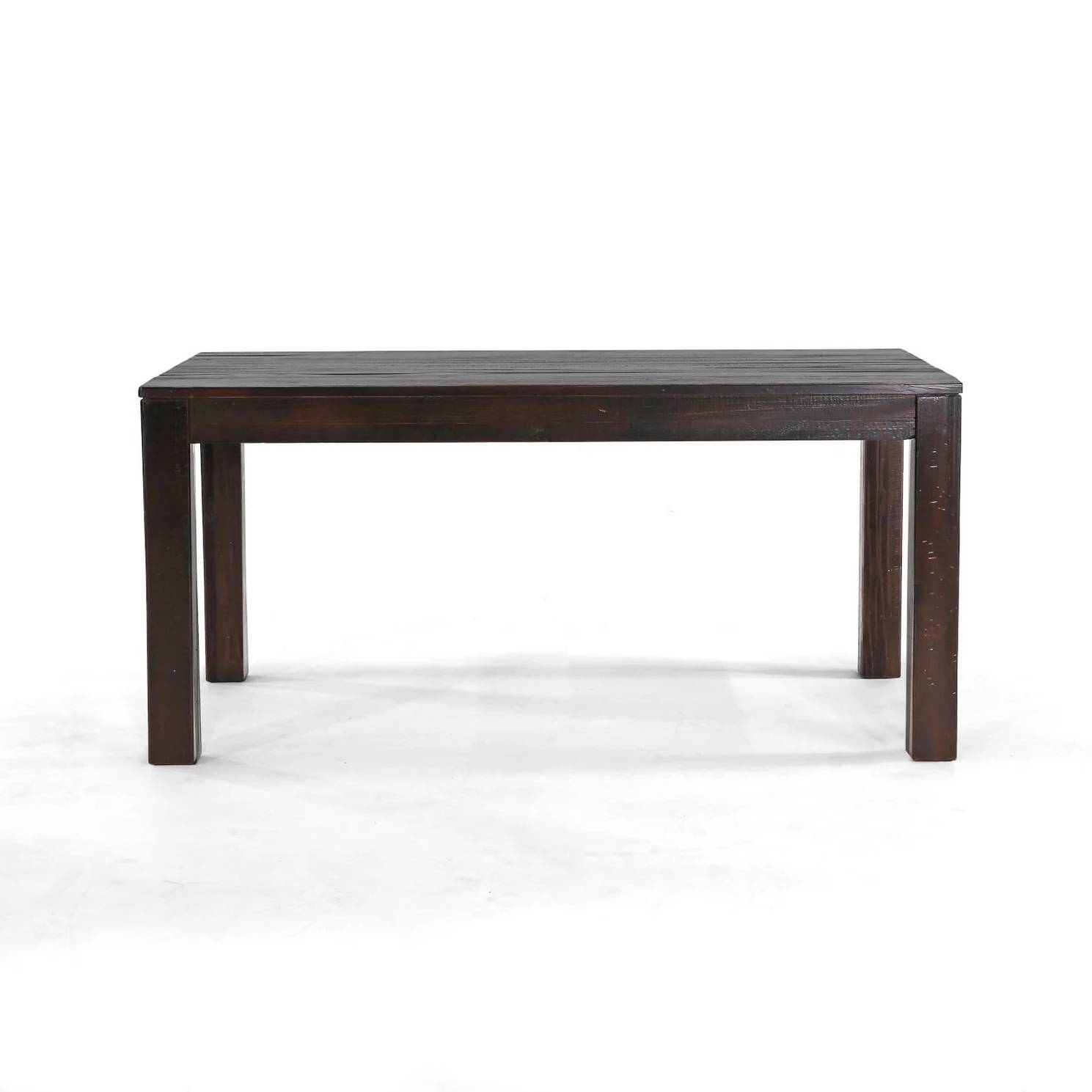 FaFurn Modern Rectangle Dining Table - Black, Wood