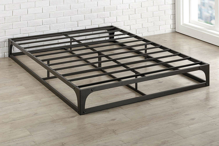 FaFurn Modern Low Profile Metal Platform Bed Frame - Full Size