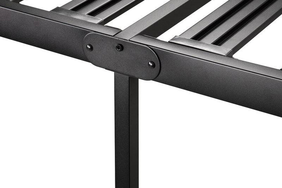 FaFurn - California King Metal Platform Bed Frame with Heavy Duty Slats