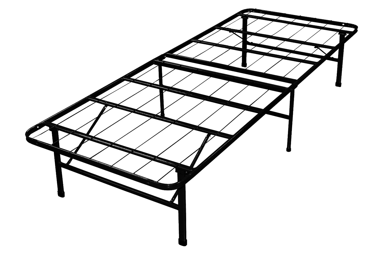 FaFurn - Metal Platform Bed Frame with Wide Steel Slats