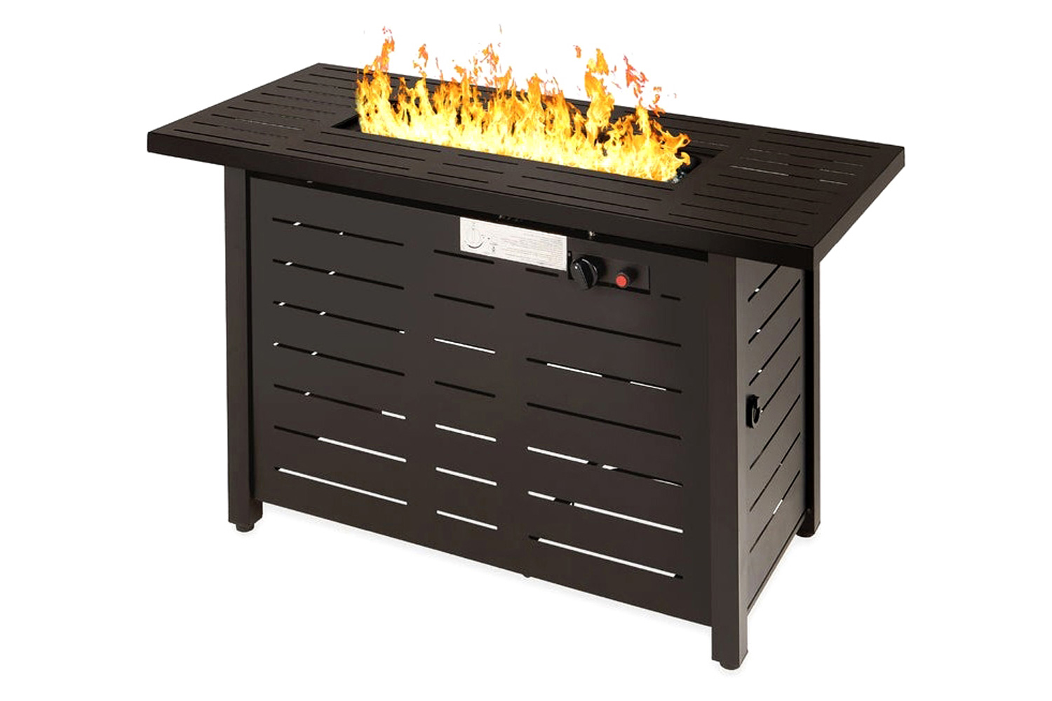 FaFurn - Outdoor Heating Steel Lp Gas Propane Fire Pit with Auto Ignition