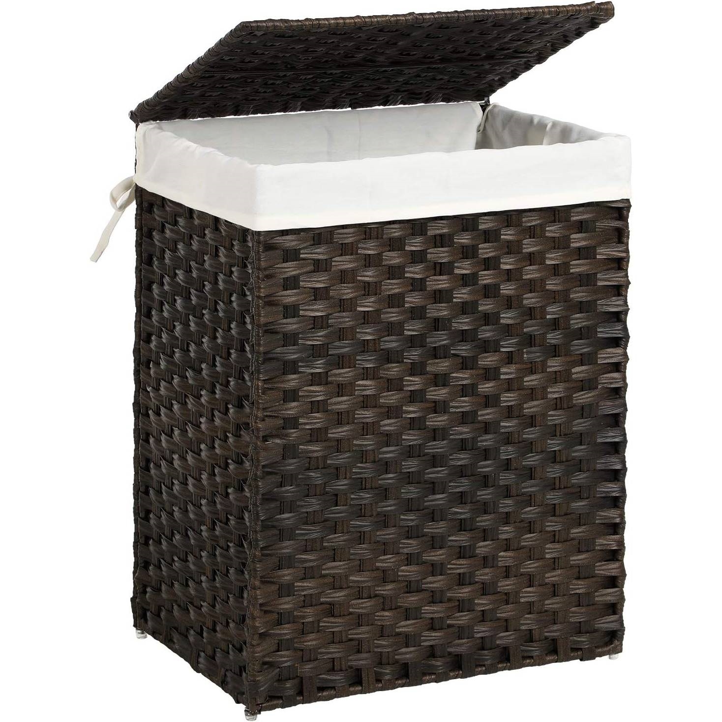 FaFurn - Laundry Hamper Basket with Removable Cotton Liner Bag