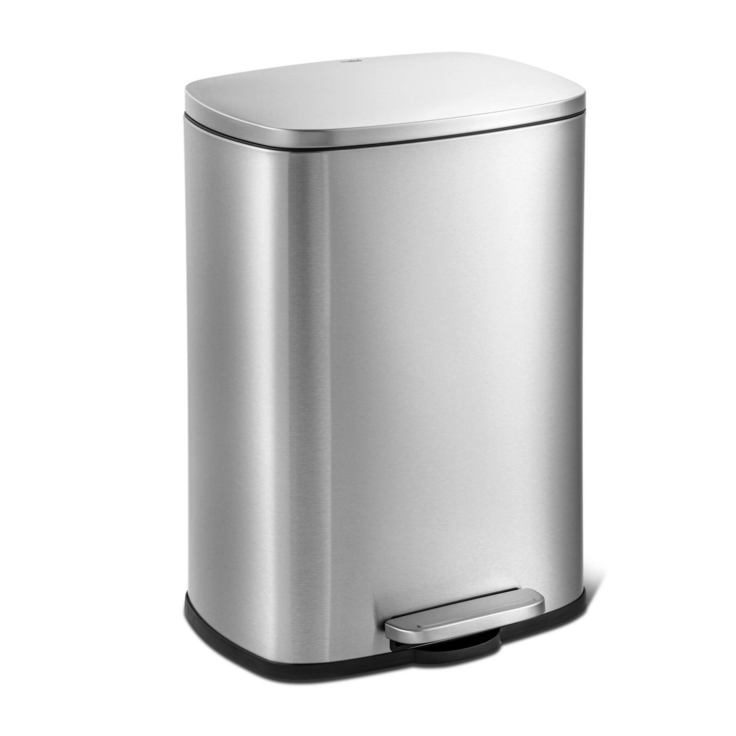 FaFurn - 13 Gallon Trash Can with Step Open Lid