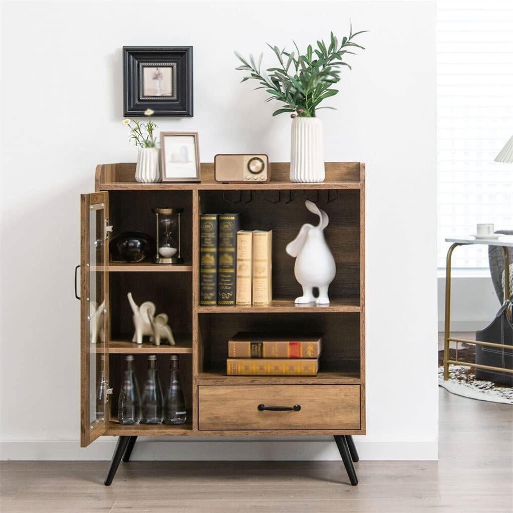 FaFurn - Sideboard Buffet in Walnut, Wood