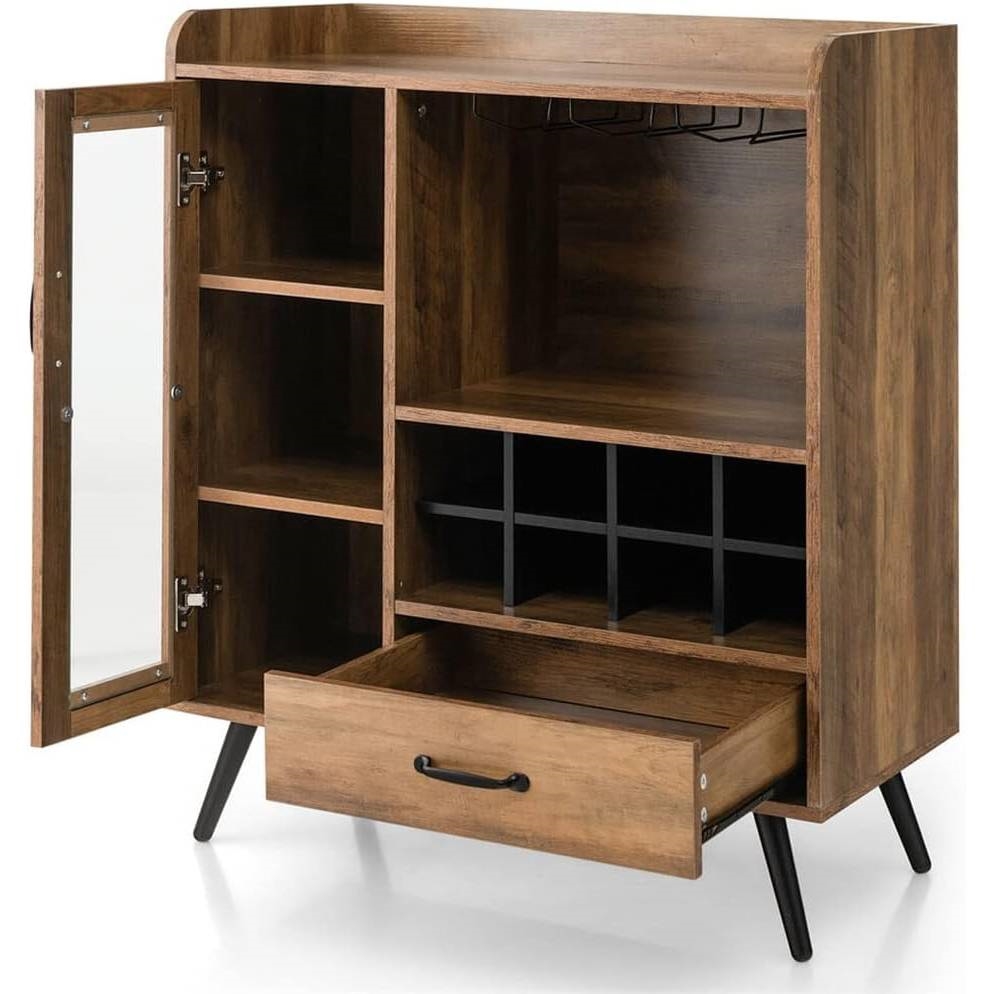 FaFurn - Sideboard Buffet in Walnut, Wood