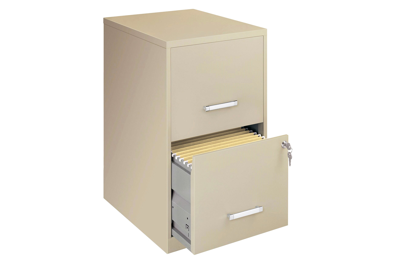 FaFurn - Locking 2-Drawer Vertical File Cabinet