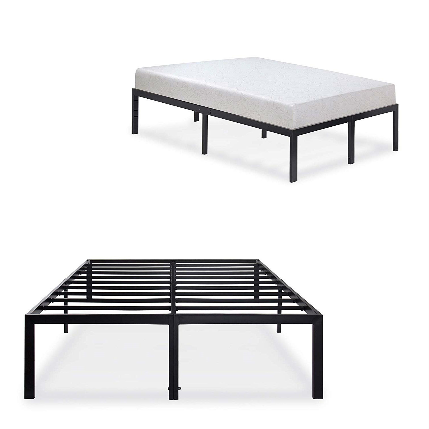 FaFurn - Cal/King Size Bed Frame in Metal