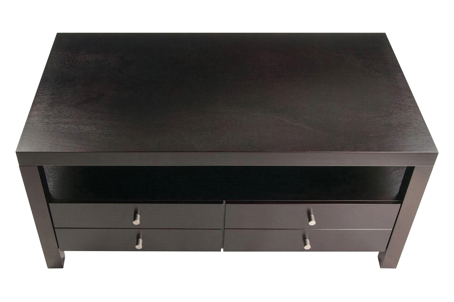 FaFurn™ - Modern Espresso 2 Drawer Coffee Table